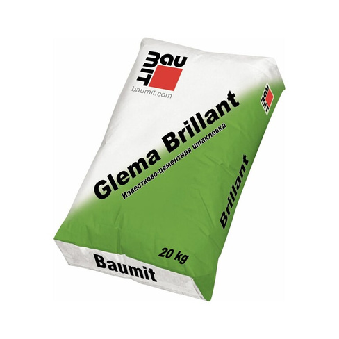 Известково-цементная шпаклевка Baumit GlemaBrillant