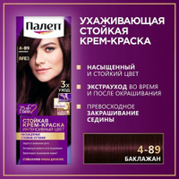 Палетт Стойкая крем-краска для волос Интенсивный цвет 4-89 (RFE3) Баклажан, 110 мл Шварцкопф и Хенкель