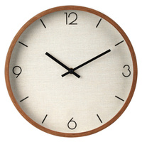 Часы настенные KOOPMAN 300х300мм полипропилен коричневый