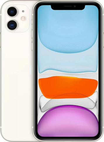 Мобильный телефон Apple iPhone 11 128Gb, nano-Sim+eSIM, Белый