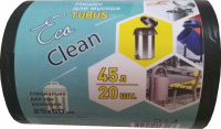 Товар для уборки Концепция быта Мешки для мусора на 45 литров EcoСlean Tubus черные