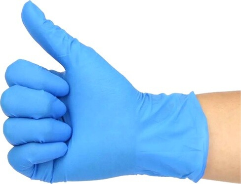 Перчатки медицинские Safe&Care Перчатки медицинские смотровые нитриловые текстурированные нестерильные неопудренные голу