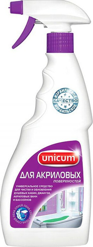 Бытовая химия Unicum Средство для чистки акрила 500 мл
