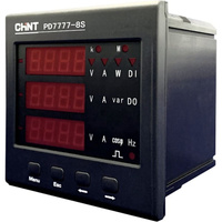 Прибор измерительный многофункциональный CHINT PD7777-8S4 3ф 5А RS-485 120x120 LED дисплей 380В 765098