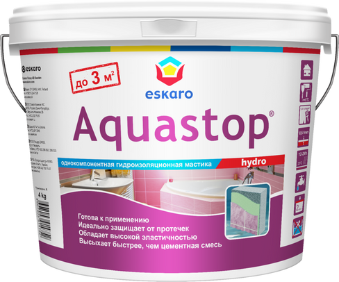 Гидроизоляция Eskaro Aquastop Hydro 4кг