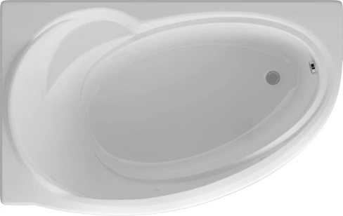 Акриловая ванна Акватек Бетта 170x95 L, с фронтальным экраном Aquatek