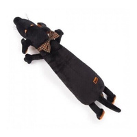 Мягкая игрушка-подушка - собака такса Ваксон - друг кота Басика, 55 см / Подарок для детей и взрослых / Budi Basa Basik&