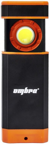 Ombra A90068 Фонарь светодиодный аккумуляторный, карманный, складной, со световым пучком 500+160 Лм