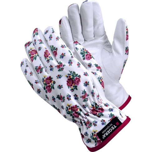 Садовые кожаные комбинированные перчатки TEGERA 90014-7