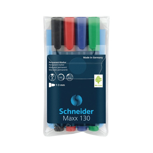 Набор перманентных маркеров Schneider Maxx 130