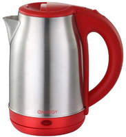 Чайник металлический ENERGY E-201 красный 1,7л (164125)