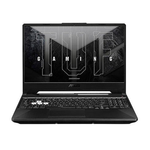 Игровой ноутбук Asus TUF Gaming A15 2024, 15.6", 8 ГБ/512 ГБ, Ryzen 5-7535HS, RTX 2050, черный, английская раскладка