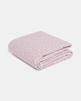 Двойное одеяло из листьев, пыльно-розовый