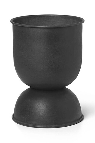 Цветочный горшок Hourglass Pot XS ferm Living, черный