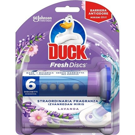 Fresh Disks Hygienizante, 10 шт., 1 шт., лаванда Duck