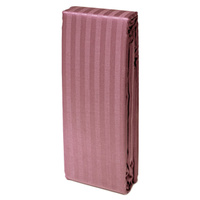 Простыня на резинке COTTONIKA 160х200см сатин-страйп розовая, арт.Рез160стр.роз