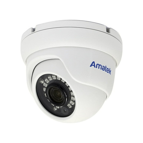 Купольная вандалозащищенная IP-видеокамера Amatek AC-IDV402AX