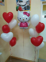 Композиция из шаров "Hello Kitty" (Хэлоу Китти)