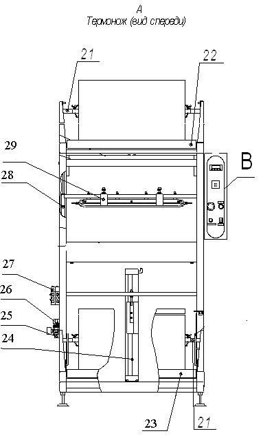 Схема термоупаковочная машина