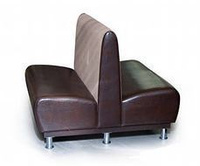 Мягкий диван Тандем 120x140x97 см для кафе, столовых, ресторанов