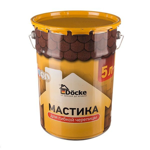 Мастика для гибкой черепицы Döcke 5,1л