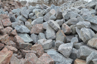 Камень бутовый с доставкой фракция 150-350 мм