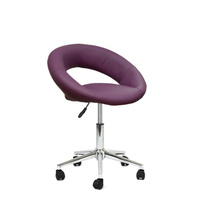Полубарный стул на колесах "Barneo N-84 Mira" (Фиолетовый)