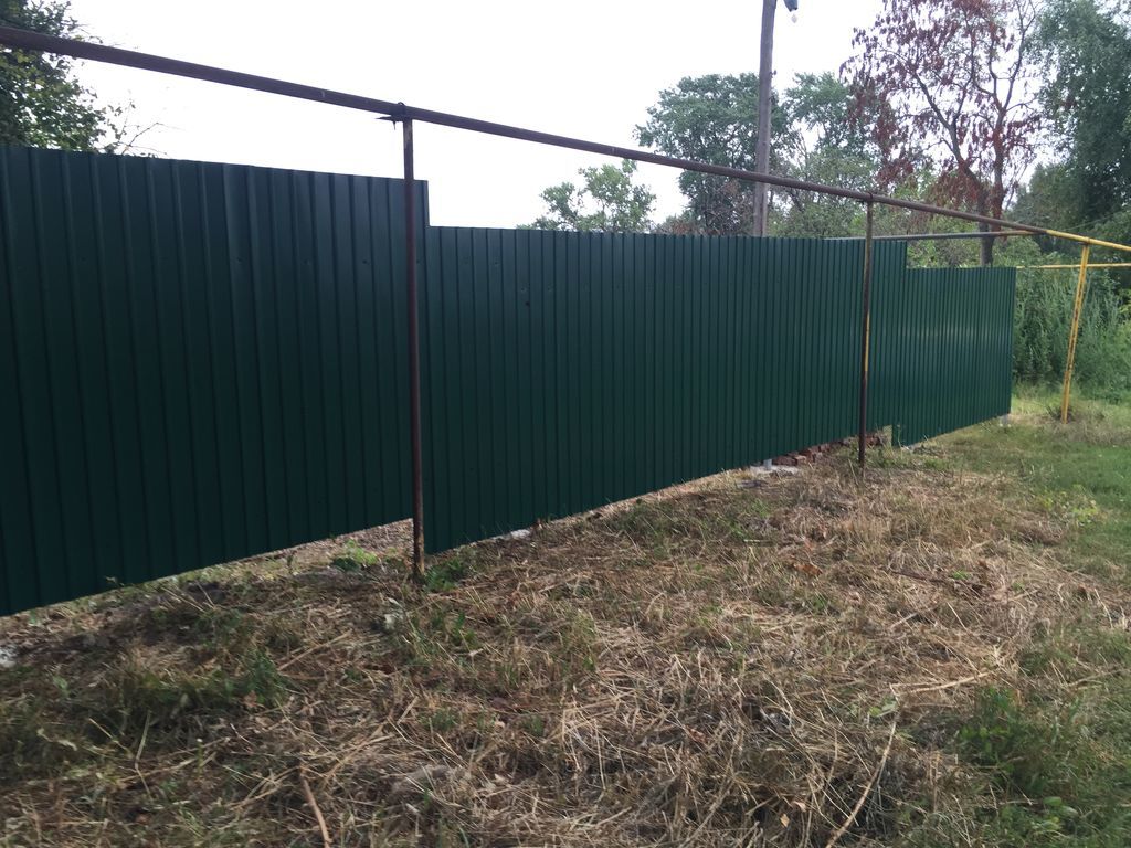 Установка Забора Из Профлиста Фото – Telegraph