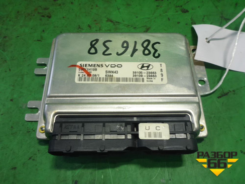 Блок управления двигателем ( 1.8л G4GB АКПП) (3910523663) Hyundai Matrix с 2001г