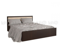 Кровать 0,9м для спальни "Фиеста" (дуб беленый/венге)