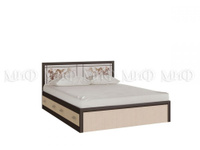 Кровати с ящиками для спальни "Мальта" (дуб беленый/венге)