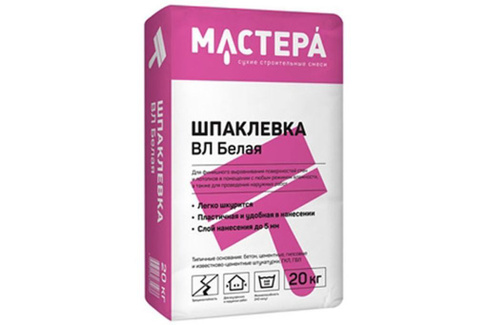 Шпаклевка Мастера ВЛ белая