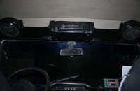 Полка верхняя УАЗ 469 "Дуэт" под магнитолу (АБС пластик)