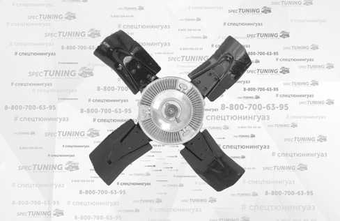 Фото - Вентилятор радиатора УАЗ 3741 с гидромуфтой
