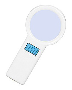 Лупа Kromatech ручная круглая 10х, 70 мм, с подсветкой (10 LED) TH-7015 Kromatech (Кроматек)