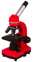 Микроскоп Bresser Junior Biolux SEL 40–1600x, красный Levenhuk