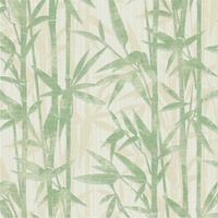 Обои виниловые на флизелиновой основе Бамбук, мотив. беж светлый-зеленый