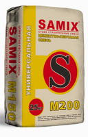 Цементно-песчаная смесь SAMIX М-200 «Универсальная» 25 кг