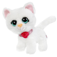 Мягкая игрушка "Мой питомец" Кошка Снежинка 16 см артF80149-16