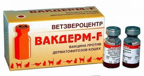 ВАКДЕРМ - F, профилактика и лечение микроспории и трихофитии кошек, 10 доз