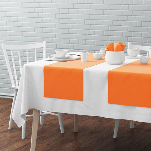 Дорожка на стол Билли цвет: оранжевый (40х150 см - 4 шт)