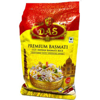 Рис DAS Басмати Premium 1121 индийский длиннозерный пропаренный, 1 кг