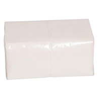Салфетки бумажные Big Pack 24x24 см белые 1-слойные 600 штук в упаковке