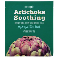 Petitfee Гидрогелевая маска Artichoke Soothing с экстрактом артишока, 32 г, 32 мл