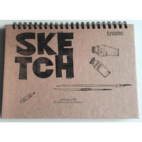 Альбом для рисования и эскизов смешанные техники Kroyter Эко А5 30 листов