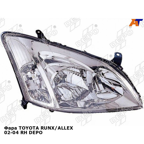 Фара TOYOTA RUNX/ALLEX 02-04 прав DEPO