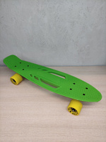 Скейтборд Fish с ручкой цвет зеленый