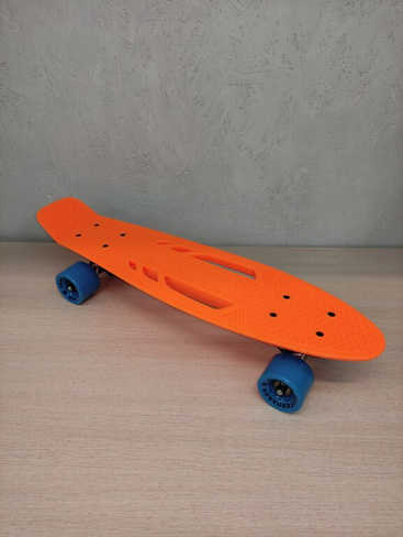 Скейтборд Fish с ручкой цвет оранжевый