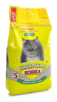 Сибирская кошка комкующийся наполнитель "Ультра" (5 кг)