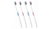 Набор зубных щеток Dr.Bei Bass Method Toothbrush 4 шт Blue\Pink